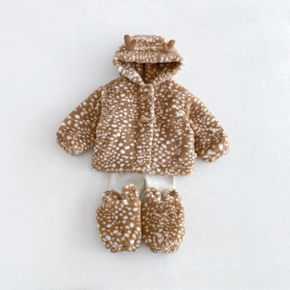 【BABY&KID】冬新作かわいい鹿ワンピースSK108521