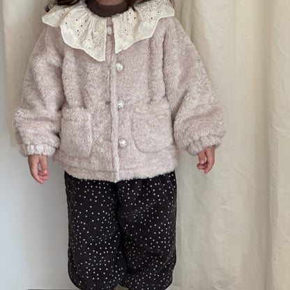 【BABY&KID】冬新作レース襟あったかアウターSK103127