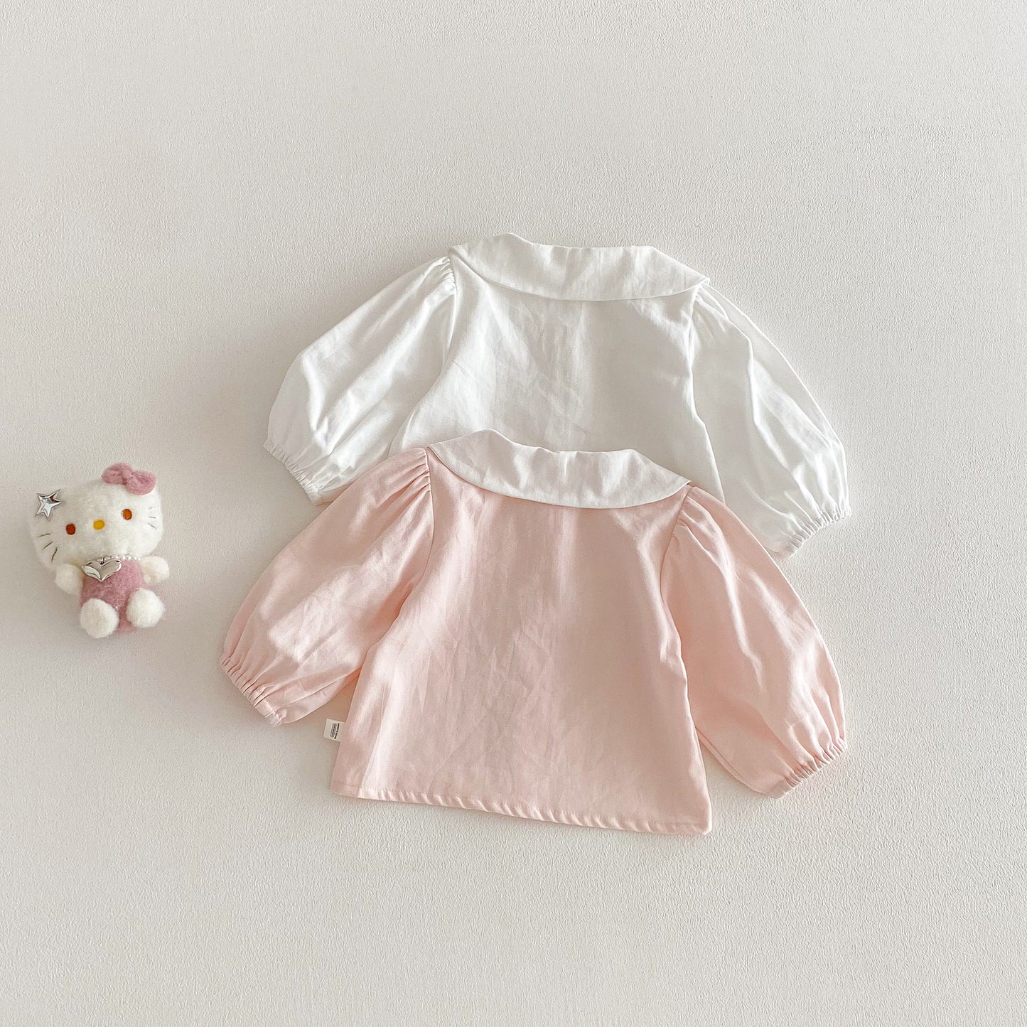 【BABY&KID】ねこ刺繍シャツSK103516