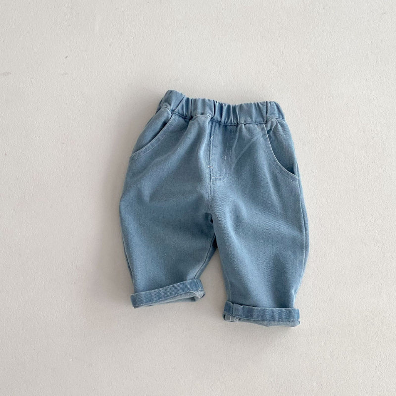 【BABY&KID】ワッペンカジュアルパンツSK100315