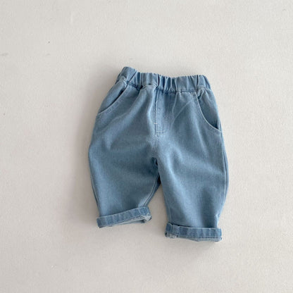 【BABY&KID】ワッペンカジュアルパンツSK100315