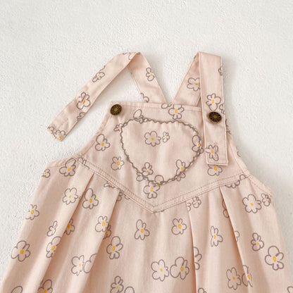 【BABY&KID】小花柄サロペットSK100626