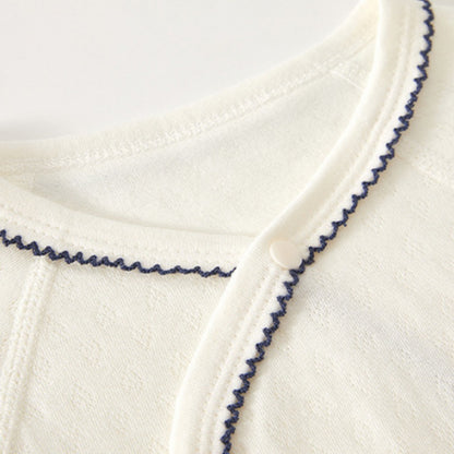 【BABY】北欧風フリルやわらかカバーオールSK102605