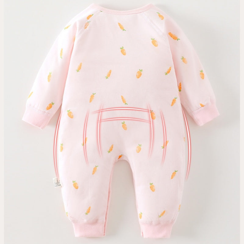 【BABY】北欧風にんじんキルティングカバーオールSK108406