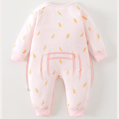 【BABY】北欧風にんじんキルティングカバーオールSK108406