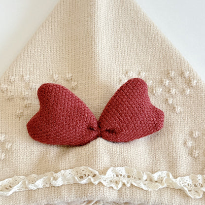 【HAT】蝶結びニット帽子SK101616