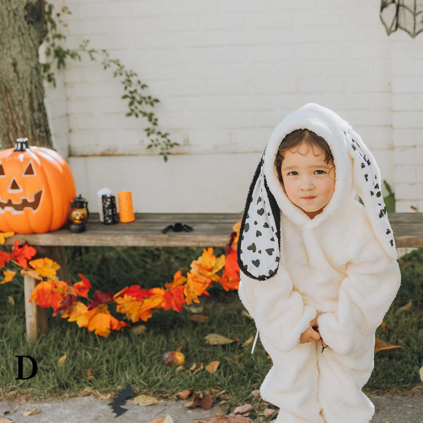 【BABY】うさぎデザインもこもこカバーオールSK102814