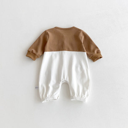 【BABY】フロントボタンキャラクターカバーオールSK100113