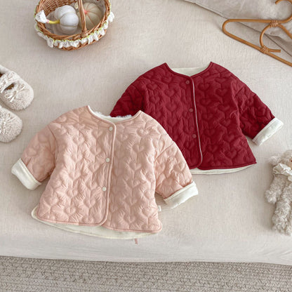 【BABY&KID】冬新作大きな耳付き中綿アウターSK102522