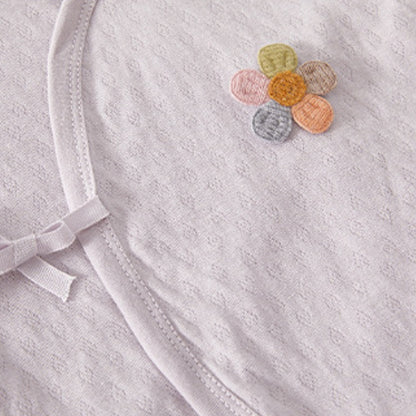 【BABY】北欧風小花刺繍カバーオールSK104401