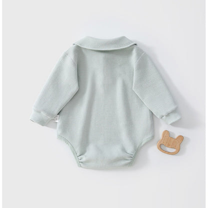 【BABY】ワッフル刺繍ロンパースSK107519