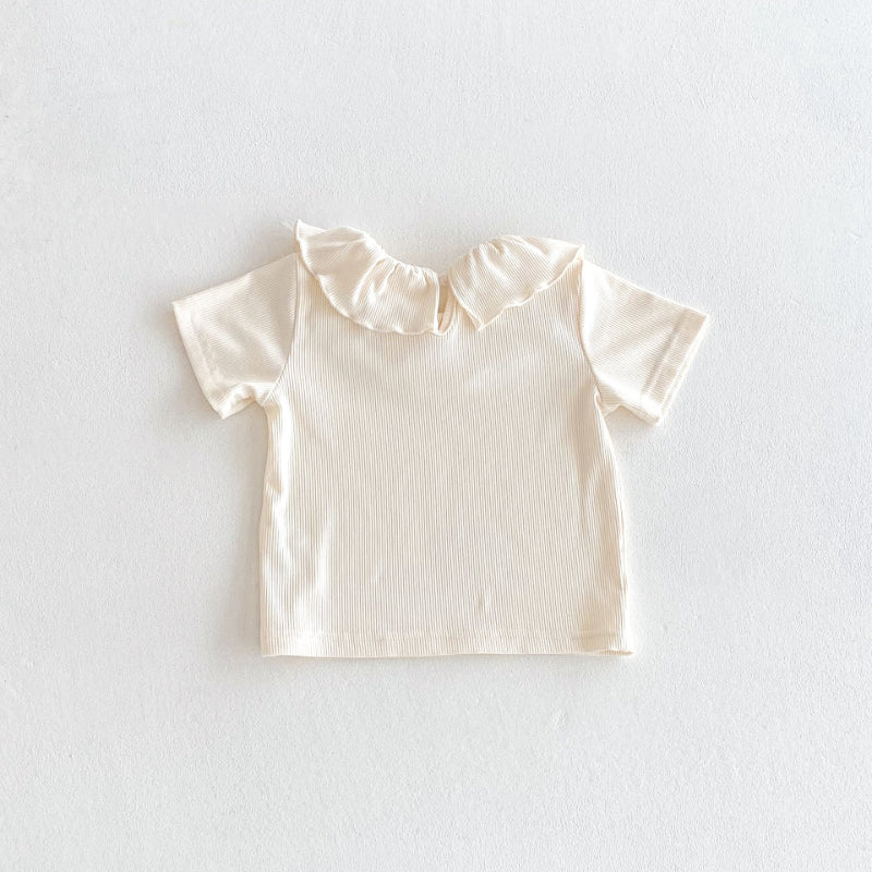 【BABY】夏新作 ピンクサロペット＆トップスセットSK082603