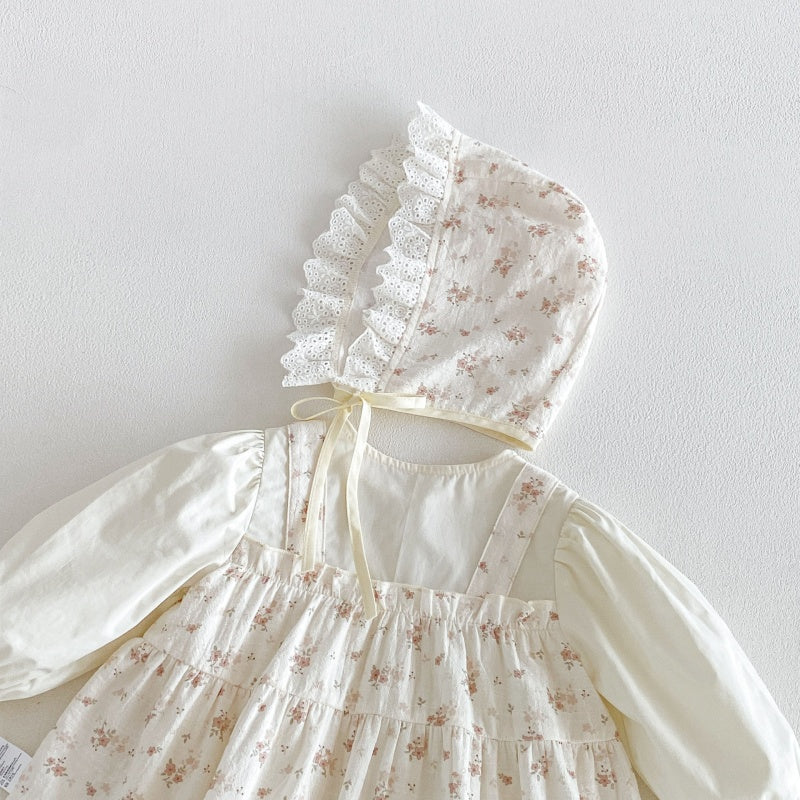 【BABY】小花柄ロンパースSK107902