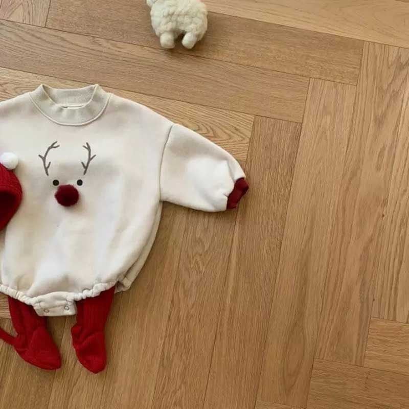 【BABY】トナカイプリントカバーオールSK102811