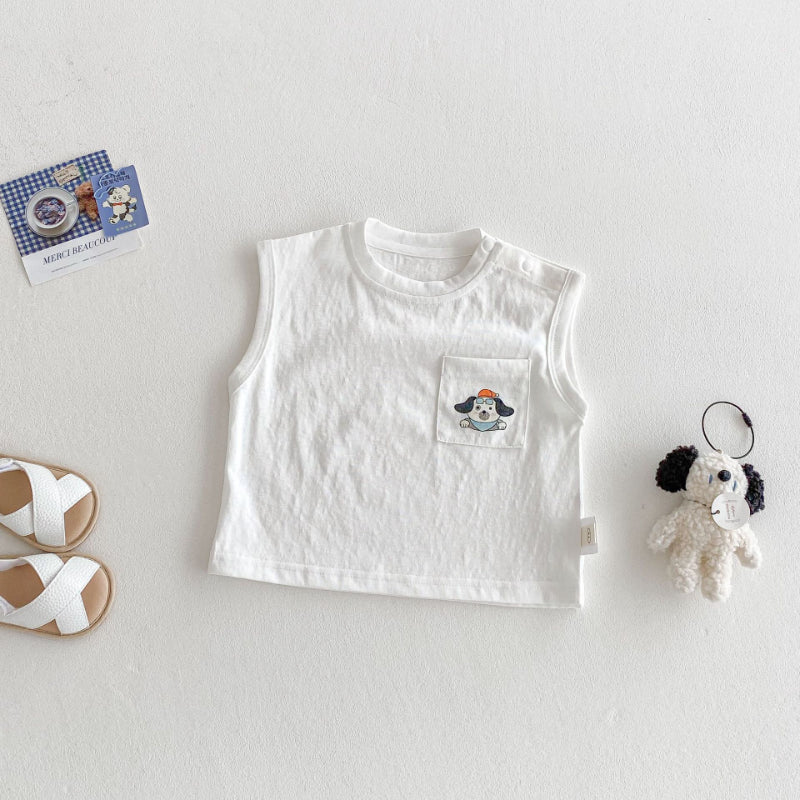 【BABY&KID】夏新作 ドッグポケットTシャツ、フルプリントショーツSK080609