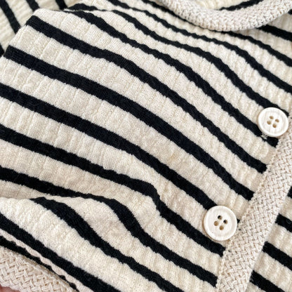 【BABY&KID】ストライプシンプルカラーセットアップSK092723