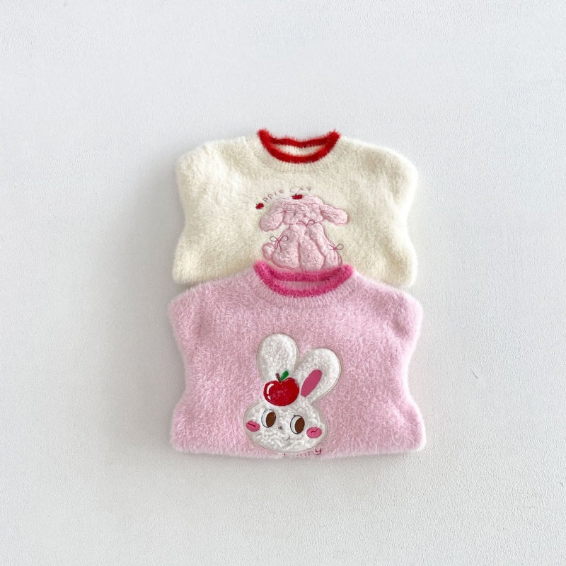 【BABY&KID】冬新作カートゥーン刺繍ニットSK108512