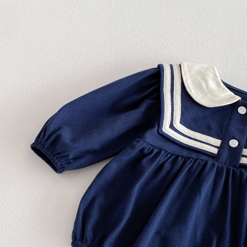 【BABY】マリン風ロンパースSK103611