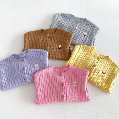 【BABY&KID】ケーブルニットカーディガンSK107205