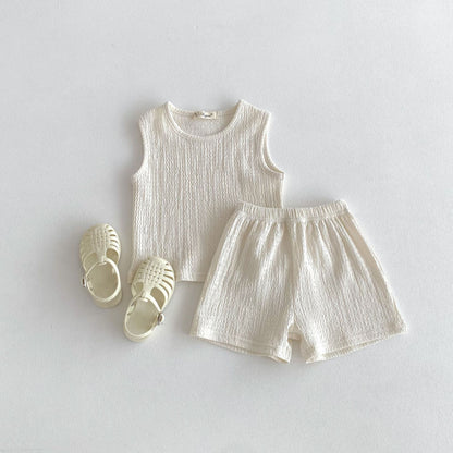 【BABY&KID】夏新作 着回しプリーツセットアップSK092224