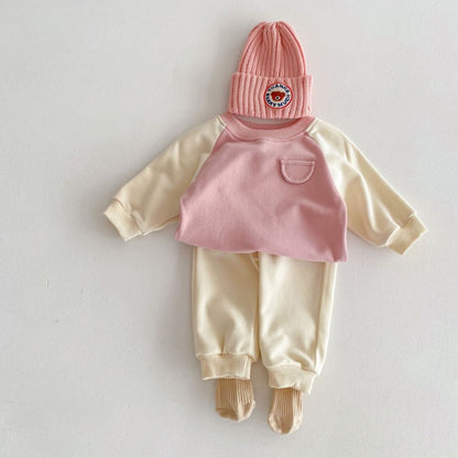 【BABY&KID】韓国風 カジュアルオシャレセットアップSK032211