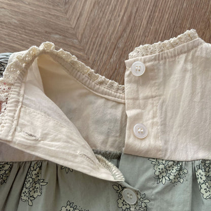 【BABY】夏新作 刺繍花柄セットアップSK091314