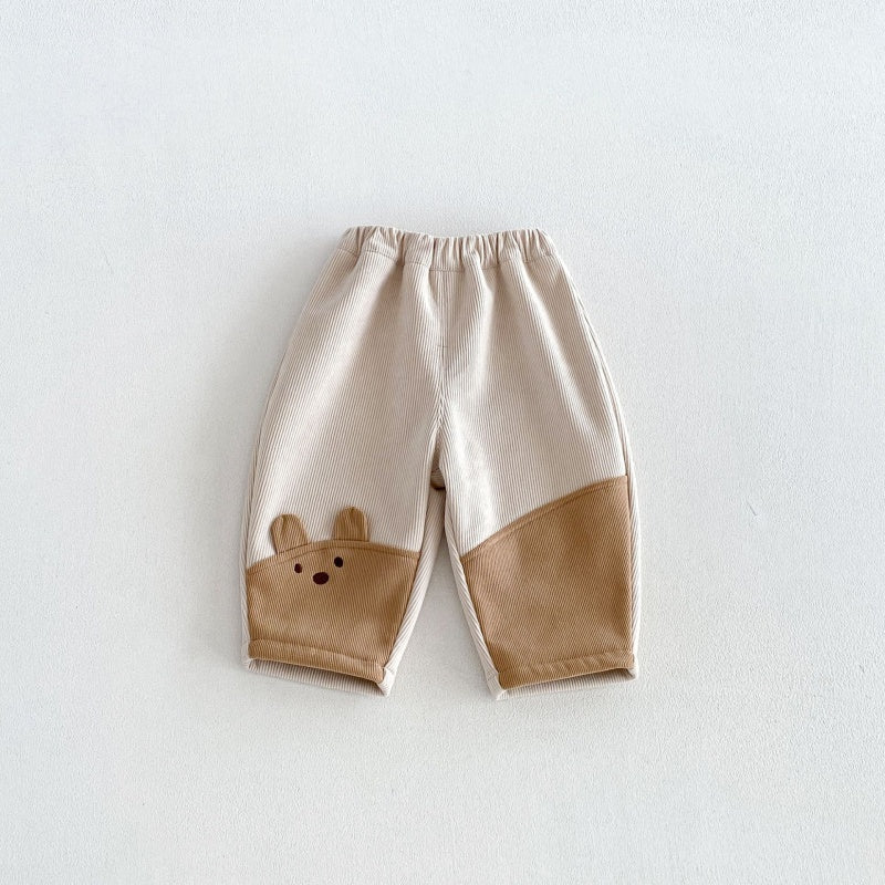 【BABY&KID】冬新作配色裏起毛パンツSK108508