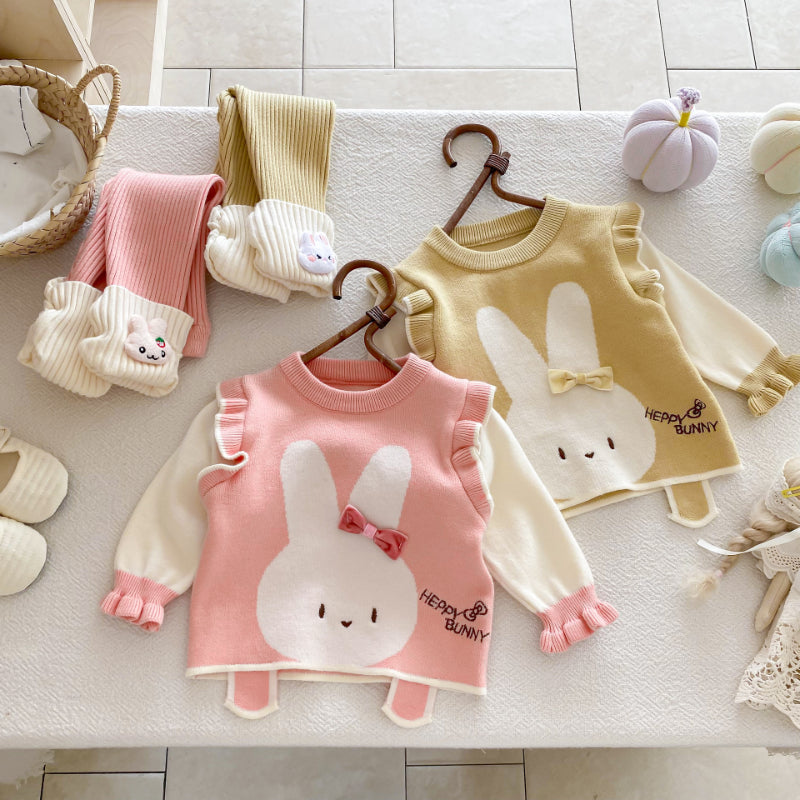 【BABY】キュートなうさぎセットアップSK092417
