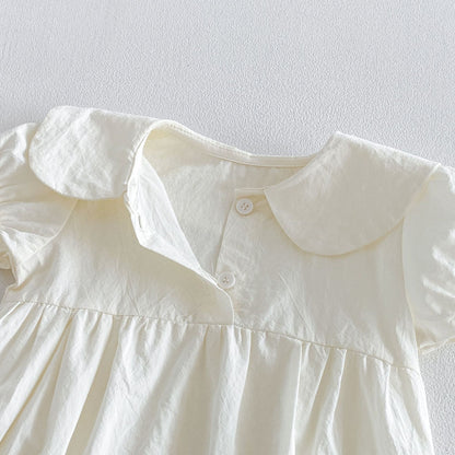 【BABY】夏新作刺繍ロンパースSK105816