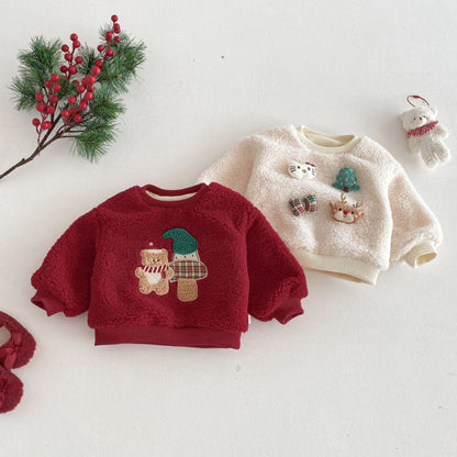 【BABY&KID】冬新作キャラ厚手トレーナーSK103033