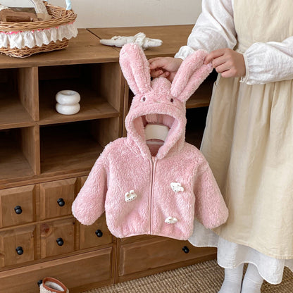 【BABY&KID】冬新作両面ボアフードジャケットSK102526