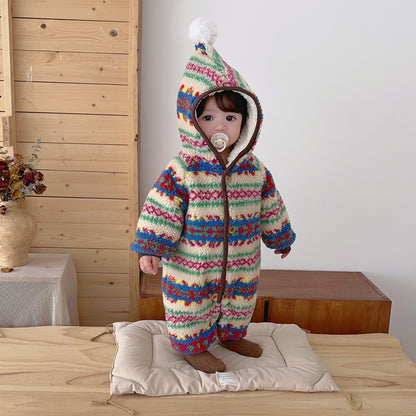 【BABY】冬新作レトロあったかカバーオールSK103210