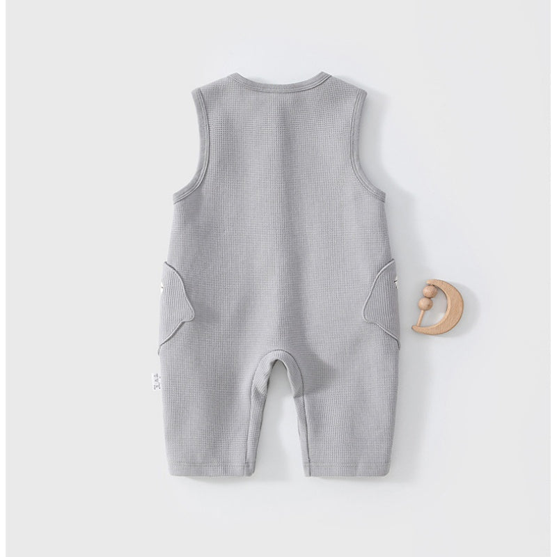 【BABY】カートゥーンポケットワッフルカバーオールSK107527