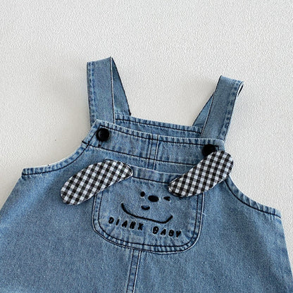 【BABY】夏新作カートゥーンサロペット＆無地TシャツSK105307