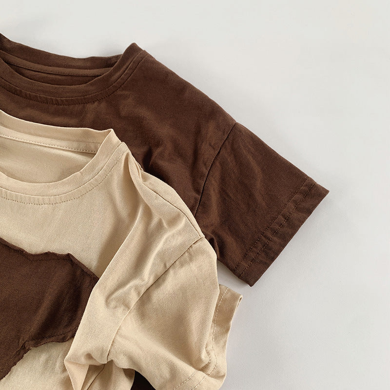 【BABY&KID】夏新作 クマプリントTシャツSK080807