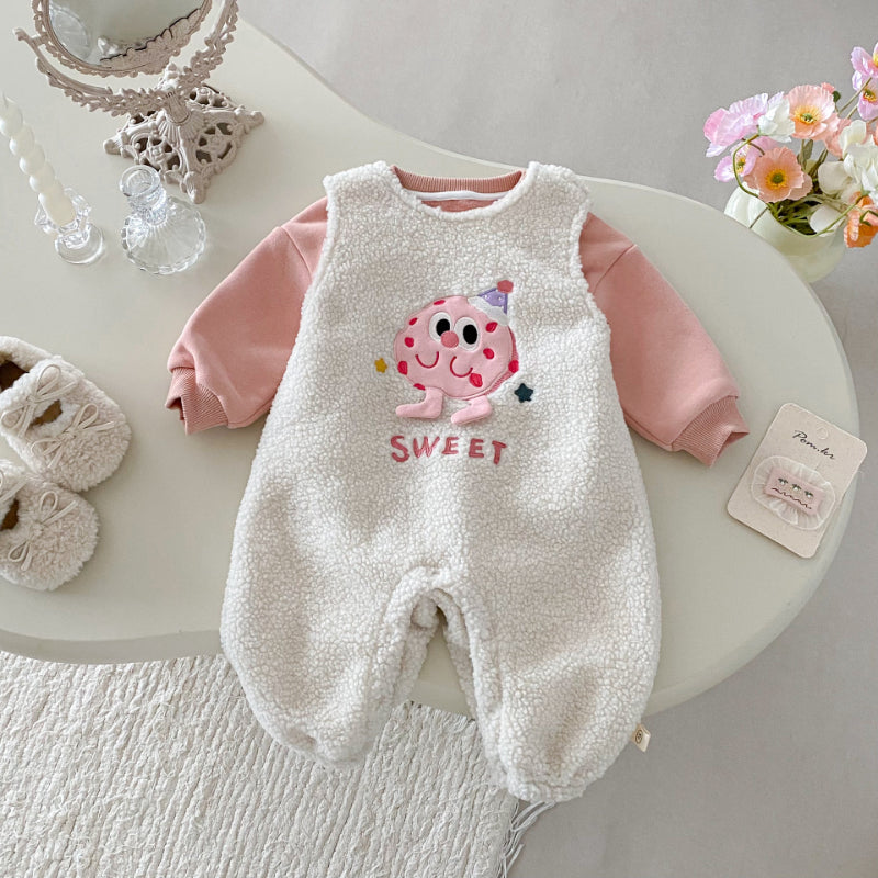 【BABY&KID】もこもこボアカバーオール、うさぎトレーナーセットSK102932