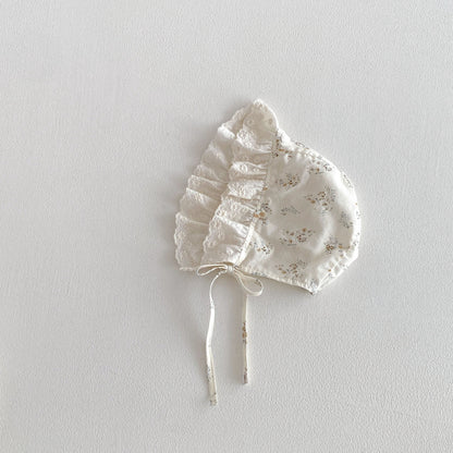 【BABY】小花柄レースロンパースSK103604