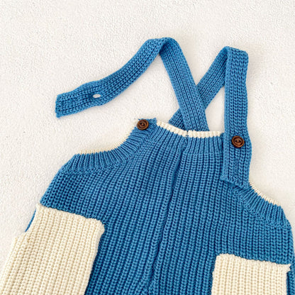 【BABY】ダブルポケットサロペットカバーオールSK100730