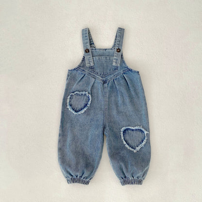 【BABY&KID】ハートデニムサロペットSK100629