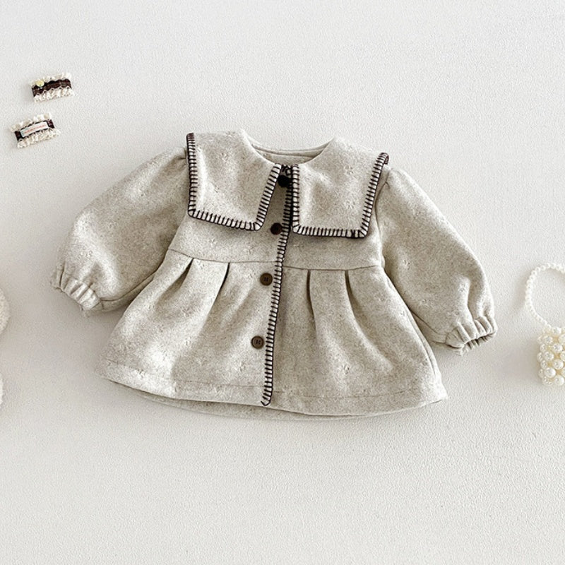【BABY】冬新作ツイード風ジャケット、裏起毛レギンスSK108311