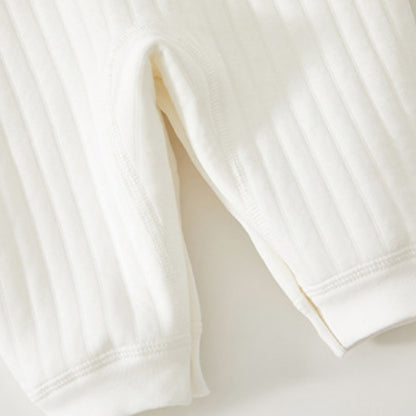 【BABY】冬新作北欧風蝶ネクタイ付きくま中綿カバーオールSK102614