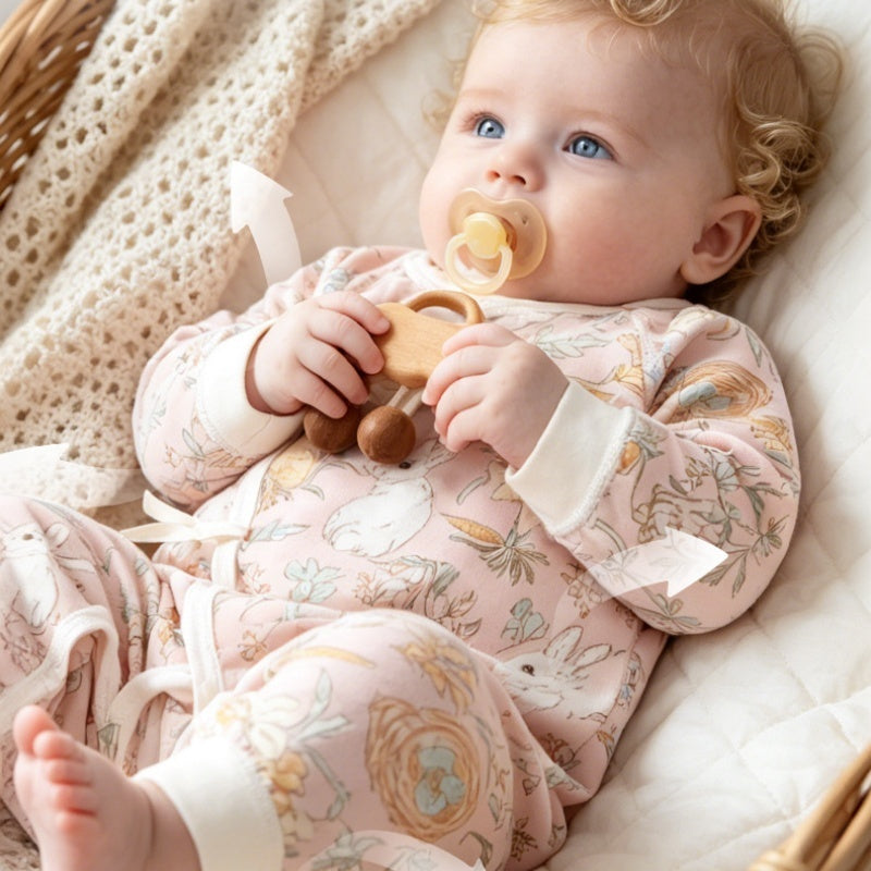 【BABY】コットンカートゥーンプリントカバーオールSK107508