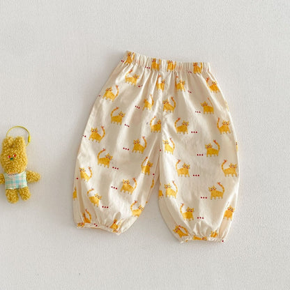 【BABY&KID】夏新作 カートゥーン総柄虫よけパンツSK105207