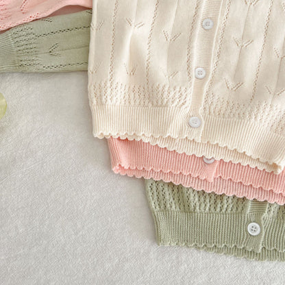 【BABY&KID】ガーリーニットカーディガンSK100830