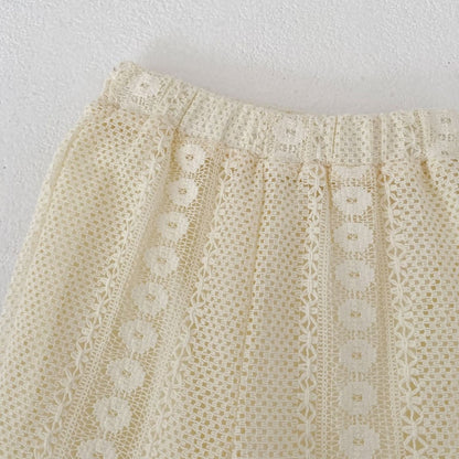 【BABY&KID】夏新作 透かし編みセットアップ、パンツSK104930