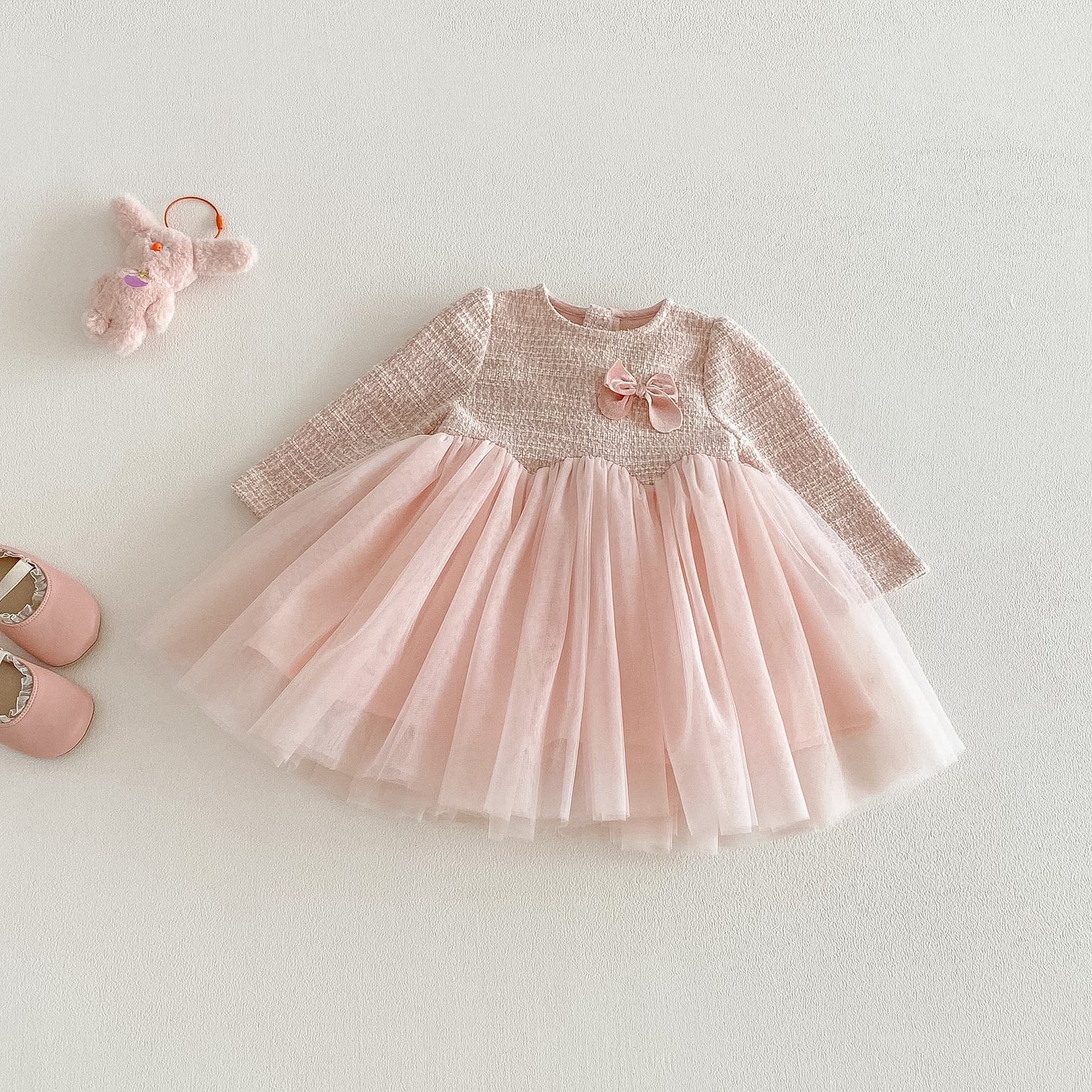 【BABY&KID】シャネル風チュールワンピースSK103512