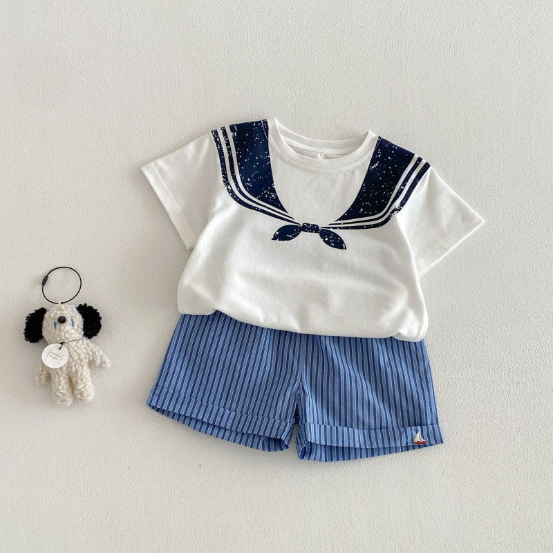 【BABY&KID】夏新作韓国風Tシャツ、ショートパンツSK105516
