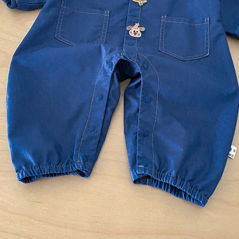 【BABY】デニムセーラーカラー カバーオールSK103914