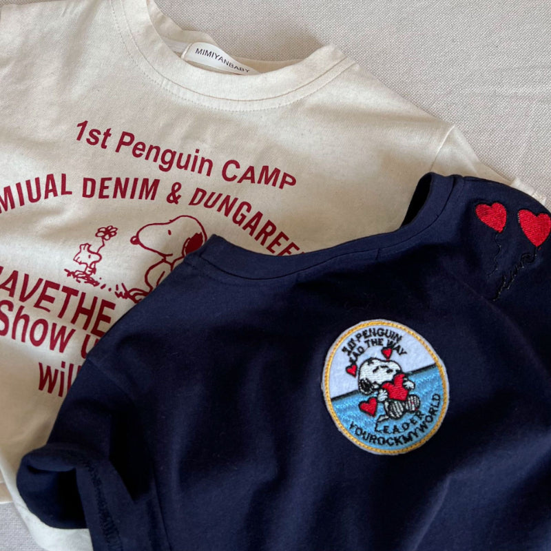 【BABY&KID】夏新作 英字柄TシャツSK080824