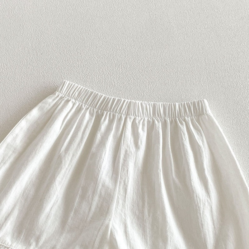 【BABY&KID】夏新作キャミチェックシャツ＆ショートパンツSK105802
